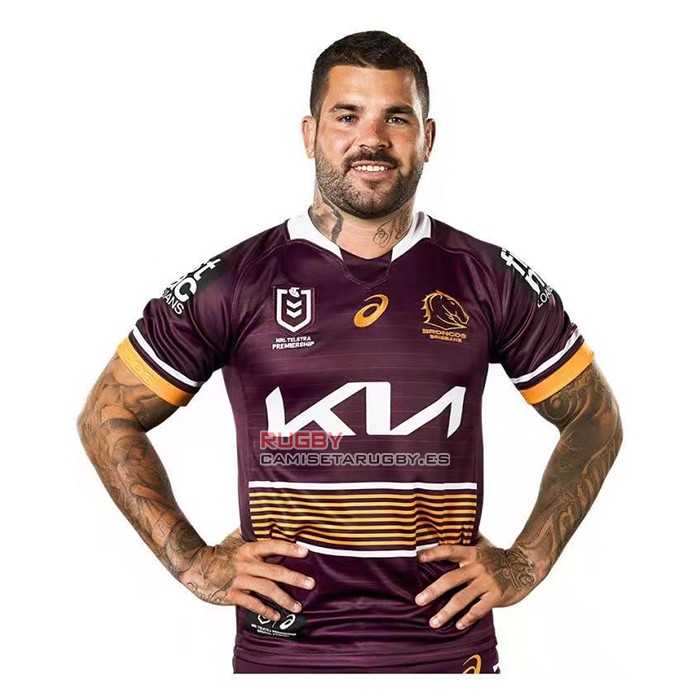 Camiseta Brisbane Broncos Rugby 2022 Local